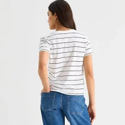 a.n.a Womens Tall V Neck Short Sleeve T-Shirt
