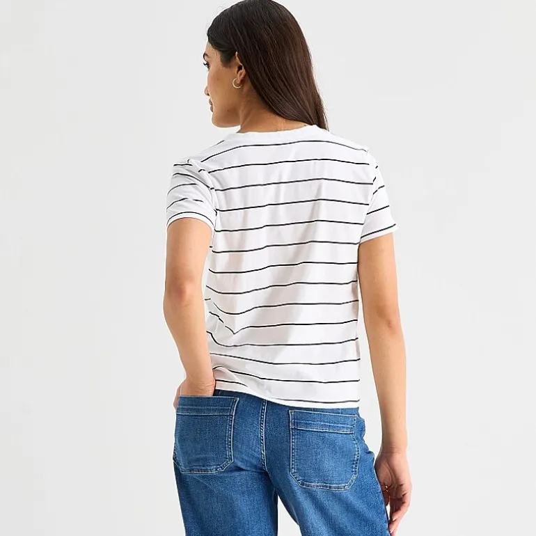 a.n.a Womens Tall V Neck Short Sleeve T-Shirt