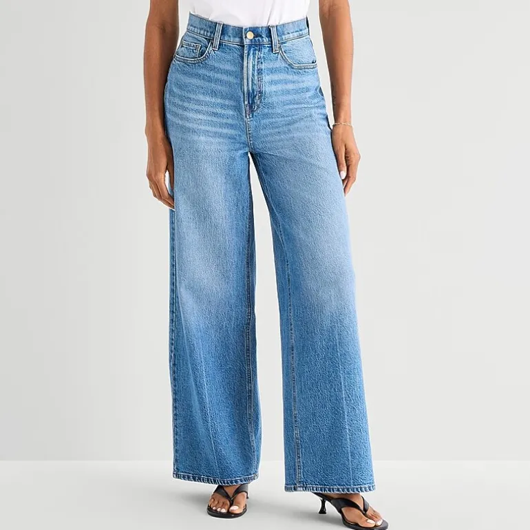 a.n.a Womens Tall Wide Leg Jean