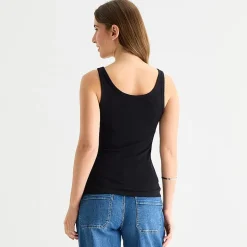 a.n.a Womens U Neck Sleeveless Tank Top