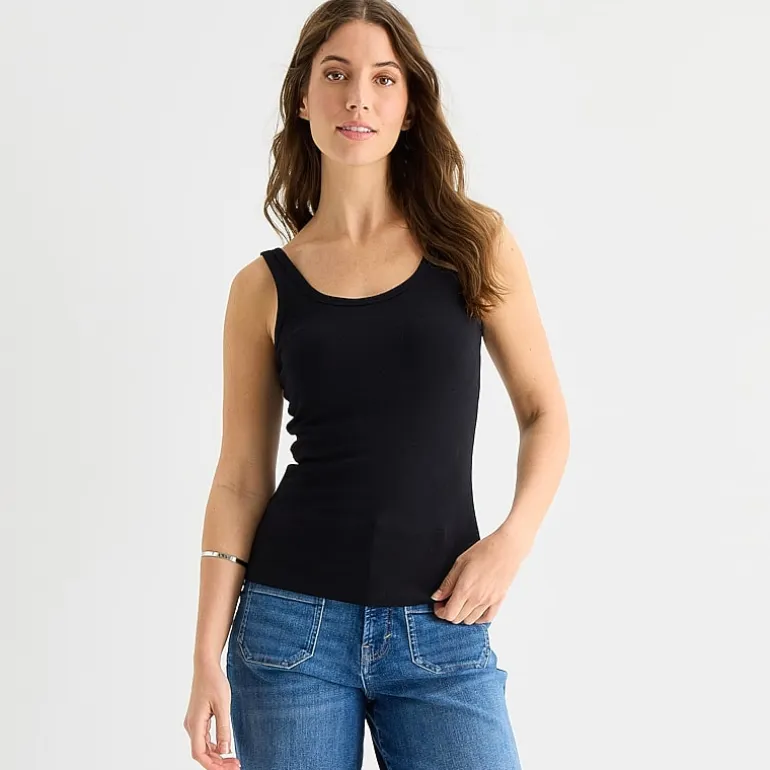 a.n.a Womens U Neck Sleeveless Tank Top