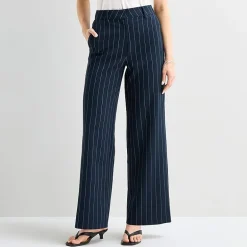 a.n.a Womens Wide Leg High Rise Trouser