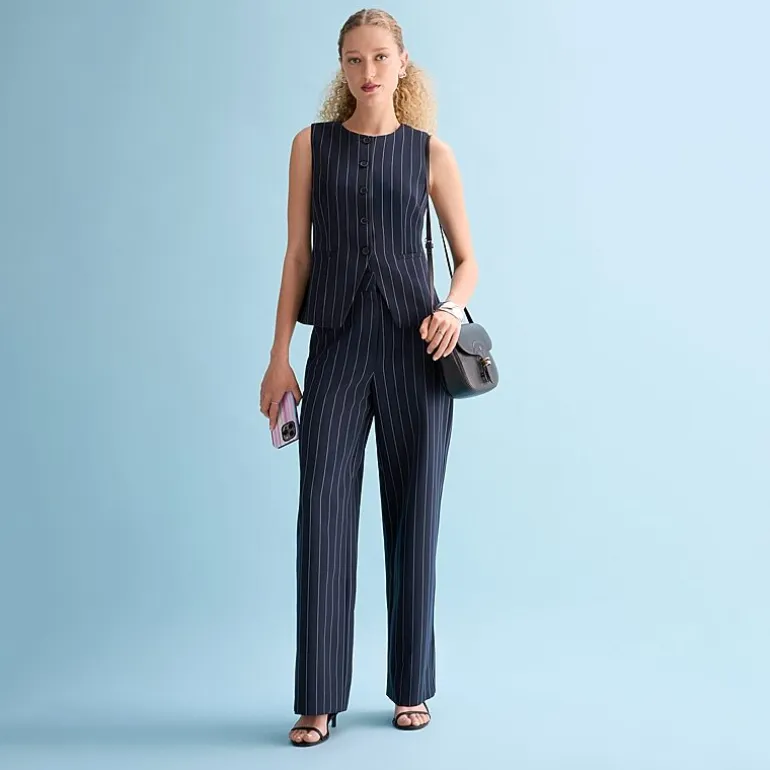 a.n.a Womens Wide Leg High Rise Trouser