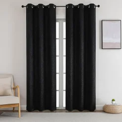 Ansel Grommet Top Blackout Set of 2 Curtain Panel