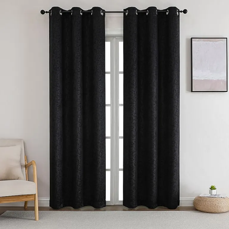 Ansel Grommet Top Blackout Set of 2 Curtain Panel