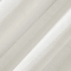 Archaeo Akari Slub Textured Linen Blend Grommet Top Sheer Single Curtain Panel