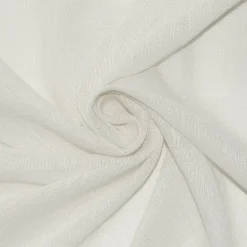 Archaeo Akari Slub Textured Linen Blend Grommet Top Sheer Single Curtain Panel