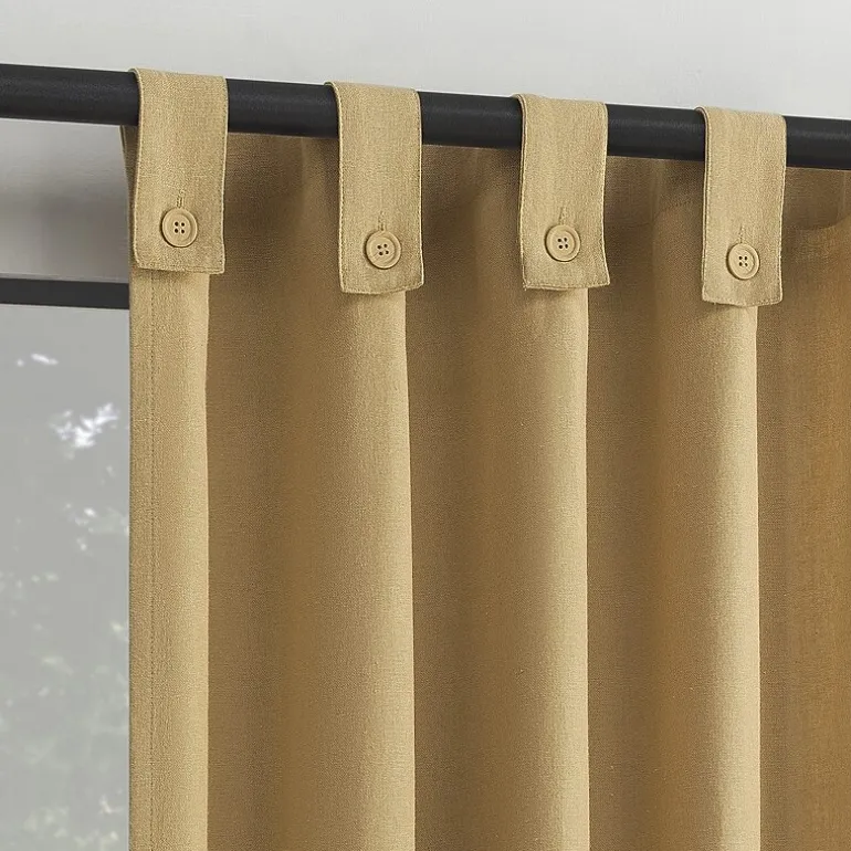 Archaeo Boulder Tab Top Sheer Single Curtain Panel