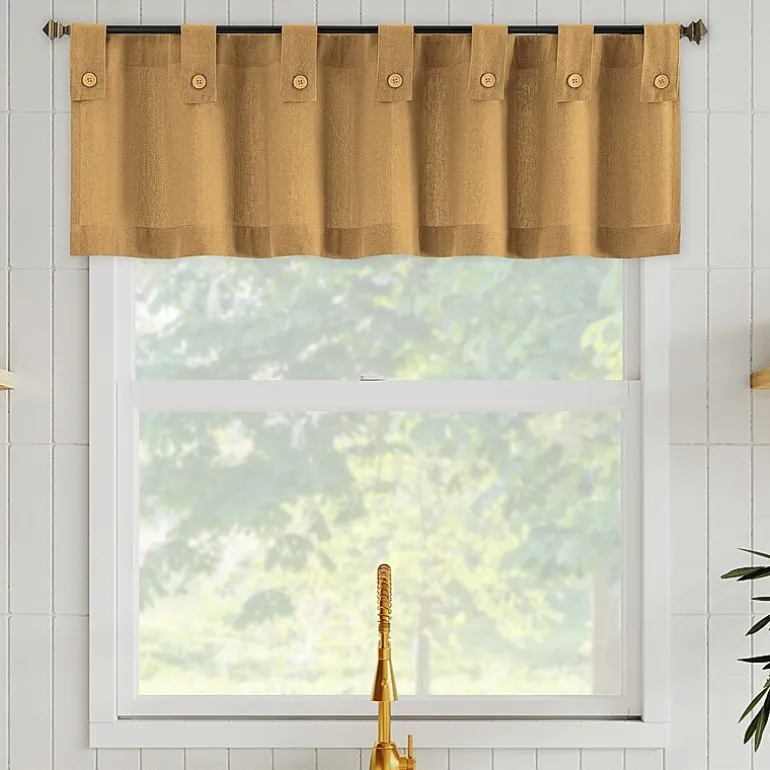 Archaeo Boulder Tab Top Tailored Valance