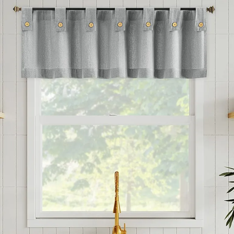 Archaeo Boulder Tab Top Tailored Valance