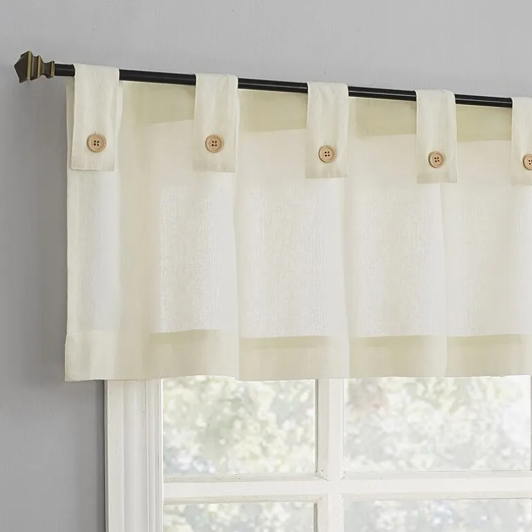 Archaeo Boulder Tab Top Tailored Valance