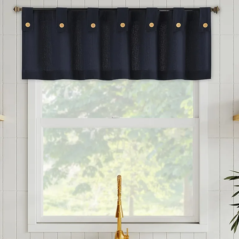 Archaeo Boulder Tab Top Tailored Valance