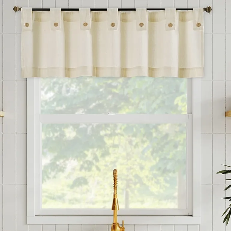 Archaeo Boulder Tab Top Tailored Valance