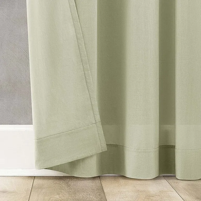 Archaeo Coralie Rod Pocket Sheer Single Curtain Panel
