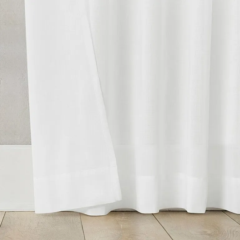 Archaeo Coralie Rod Pocket Sheer Single Curtain Panel