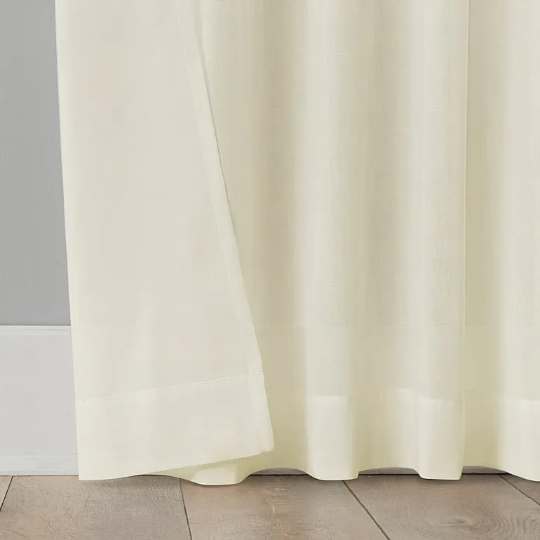 Archaeo Coralie Rod Pocket Sheer Single Curtain Panel