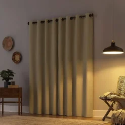 Archaeo Gelso Grommet Top 100% Blackout Single Curtain Panel