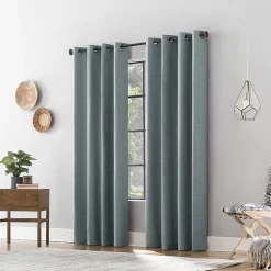 Archaeo Gelso Grommet Top 100% Blackout Single Curtain Panel