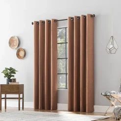 Archaeo Gelso Grommet Top 100% Blackout Single Curtain Panel