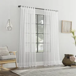Archaeo Tansy Tab Top Light-Filtering Single Curtain Panel