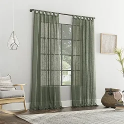 Archaeo Tansy Tab Top Light-Filtering Single Curtain Panel