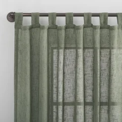 Archaeo Tansy Tab Top Light-Filtering Single Curtain Panel