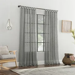 Archaeo Tansy Tab Top Light-Filtering Single Curtain Panel