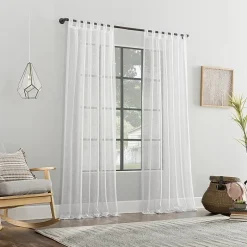 Archaeo Tansy Tab Top Light-Filtering Single Curtain Panel