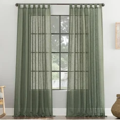 Archaeo Tansy Tab Top Light-Filtering Single Curtain Panel