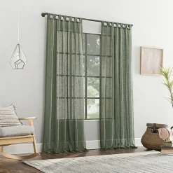 Archaeo Tansy Tab Top Light-Filtering Single Curtain Panel