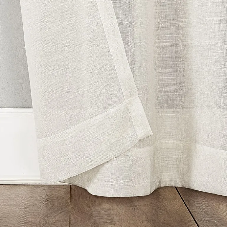 Archaeo Vail Grommet Top Sheer Single Curtain Panel