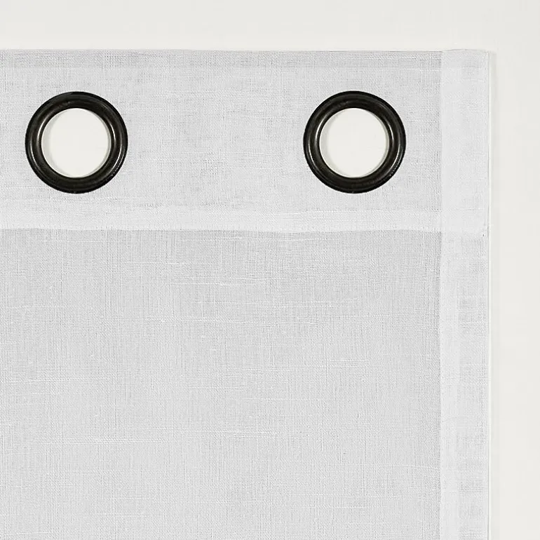 Archaeo Vail Grommet Top Sheer Single Curtain Panel