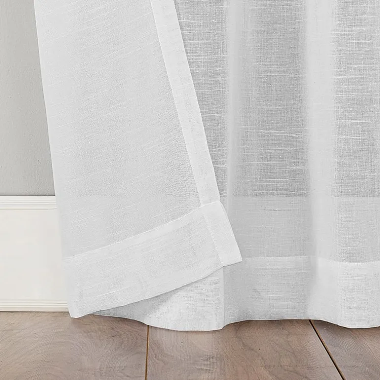 Archaeo Vail Grommet Top Sheer Single Curtain Panel