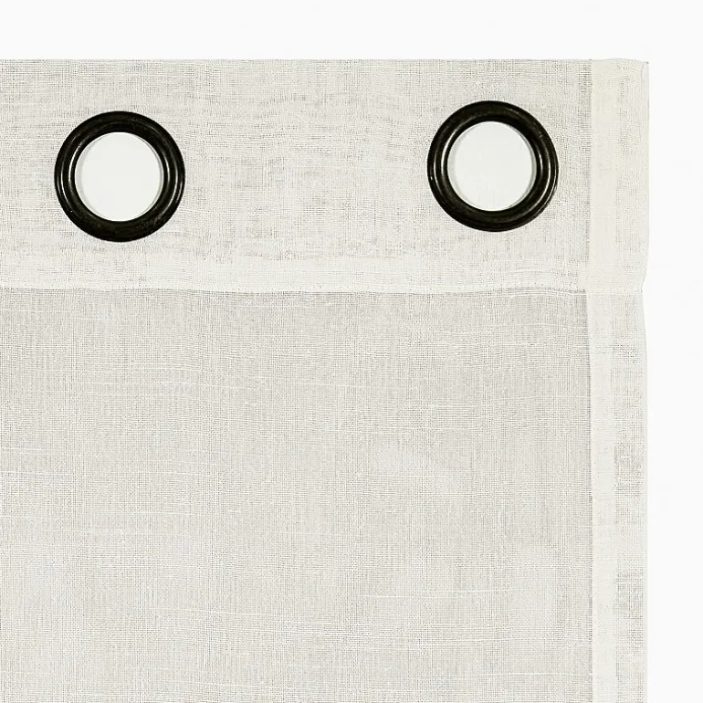 Archaeo Vail Grommet Top Sheer Single Curtain Panel