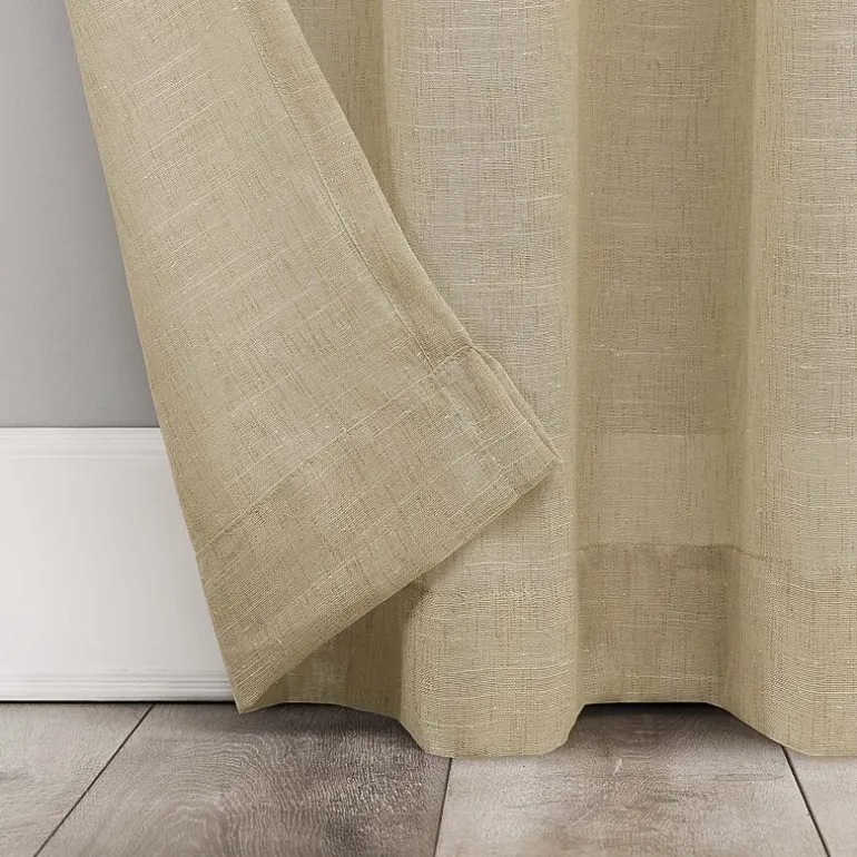 Archaeo Vail Grommet Top Sheer Single Curtain Panel