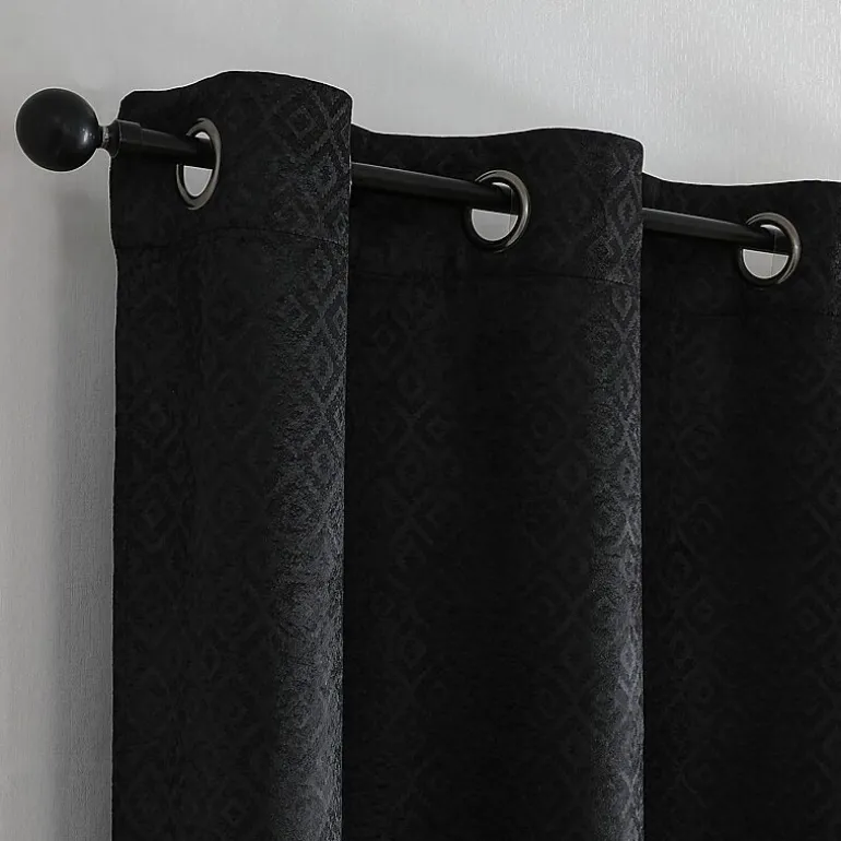 Archie Grommet Top Blackout Set of 2 Curtain Panel
