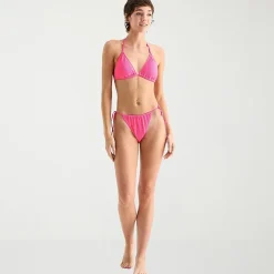 Arizona Adjustable Straps Juniors Triangle Bikini Swimsuit Top