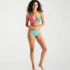Arizona Adjustable Straps Juniors Triangle Bikini Swimsuit Top
