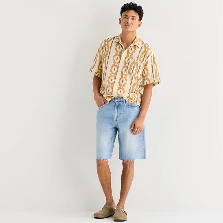 Arizona Baggy Fit Mens 12" Denim Short