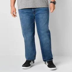 Arizona Big and Tall Advance Flex 360 Mens Straight Leg Jean
