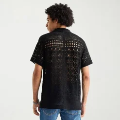 Arizona Big and Tall Mens Crew Neck Short Sleeve Polo Sweater