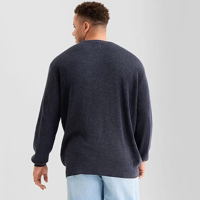 Arizona Big and Tall Mens Crew Neck Long Sleeve Pullover Sweater