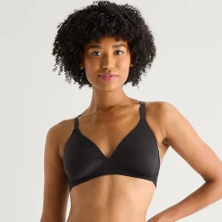 Arizona Body Cloud Kissed Wireless Triangle Plunge Pullover Bra
