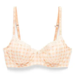 Arizona Body Cotton with Lace Unlined Balconette Bra
