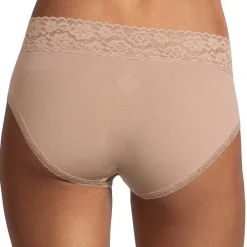 Arizona Body Cotton with Lace Hipster Panty