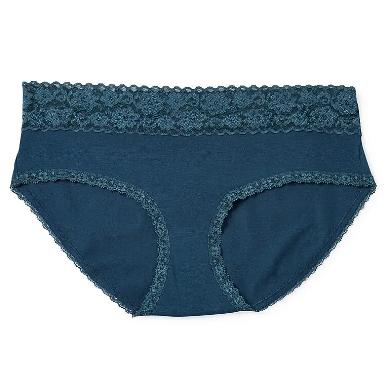 Arizona Body Cotton with Lace Hipster Panty