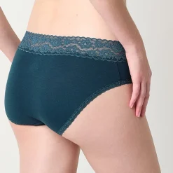 Arizona Body Cotton with Lace Hipster Panty