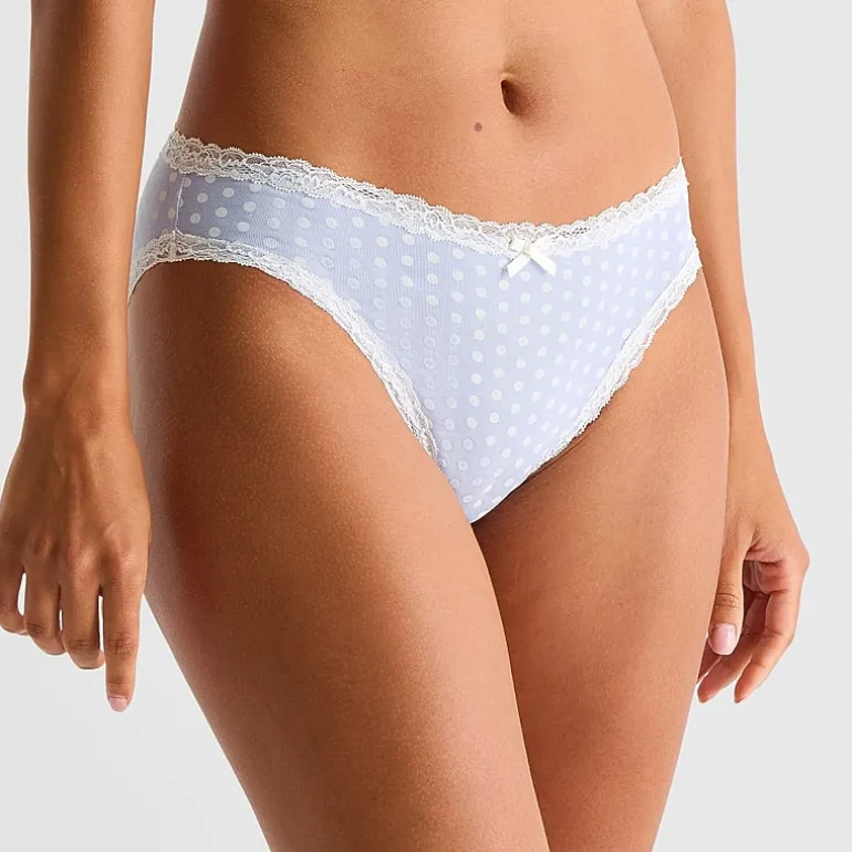 Arizona Body Cotton with Lace Thong