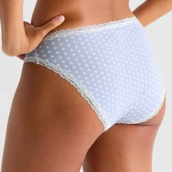 Arizona Body Cotton with Lace High Leg Bikini