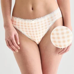 Arizona Body Cotton with Lace Thong